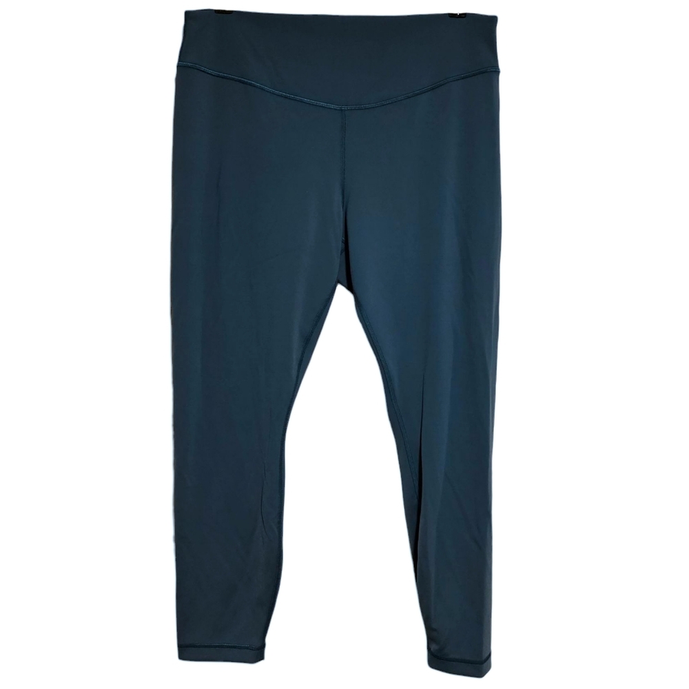 lululemon Wunder Under SmoothCover High-Rise Tight Storm Teal Size 14